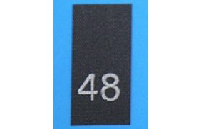 р048пч 48 - размерник - черный (уп.200 шт) купить по цене 115 руб - в интернет-магазине Веллтекс | Чебоксары
