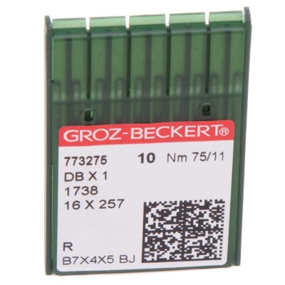 Иглы GROZ-BECKERT DBx1 №75 (уп.10шт.) (0)