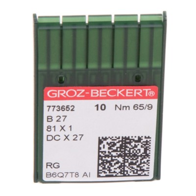 Иглы GROZ-BECKERT DCx27 №65 (уп.10шт.) (0)