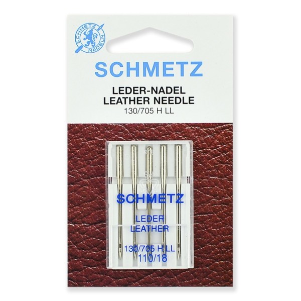 Иглы SCHMETZ 130/705H LL кожа №110 (уп.5 шт.)0