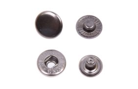 кнопка l-15 цв черный никель нерж 15мм (уп ок.720шт) кл-09 strong купить по цене 10.98 руб - в интернет-магазине Веллтекс | Чебоксары
