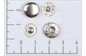 кнопка l-10 цв никель сталь 9.5мм (уп ок.1440шт) k-38 strong купить по цене 1.43 руб - в интернет-магазине Веллтекс | Чебоксары
