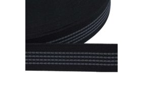 резинка тканая с латексом 3*4 цв черный 025мм (уп 25м) ekoflex купить по 42.4 для тактического снаряжения в Чебоксарах 