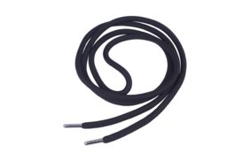 шнур круглый с сердечником 8мм, 100пэф, черный, наконечник никель (150см) купить по цене 55 руб для домашнего шитья - в интернет-магазине Веллтекс | Чебоксары
