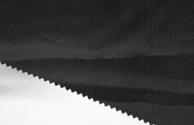 ткань курточная таффета 190t, wr/pu silver, 65гр/м2, 100пэ, 150см, черный/s580 (19-4005), (рул 100м) купить в Чебоксарах.
